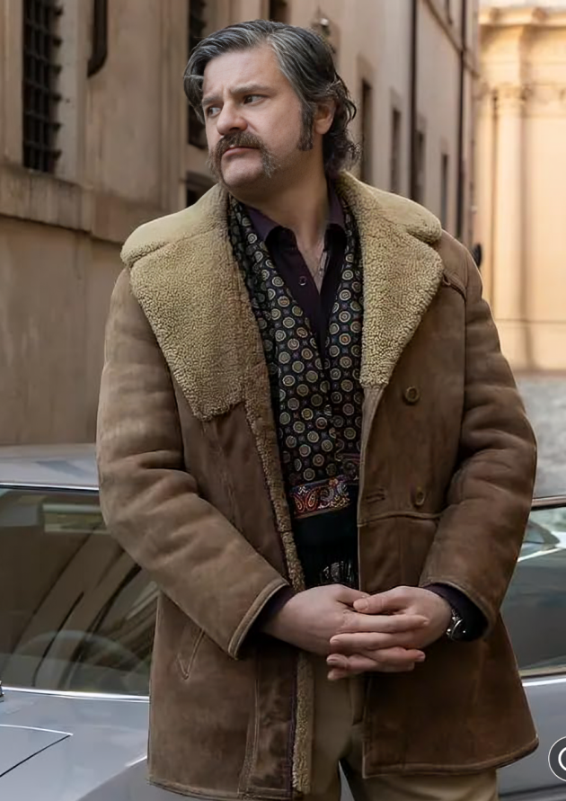 Edoardo Pesce The Big Fake Leather Coat - Image 1